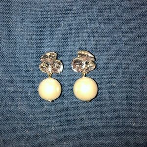 J Crew pearl earrings